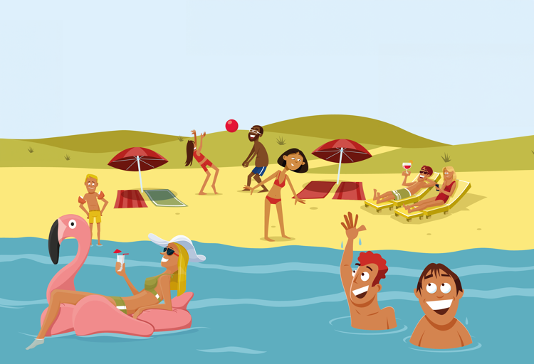 Eén van de belangrijkste dingen om een stranddag perfect te maken is genoeg drinken.