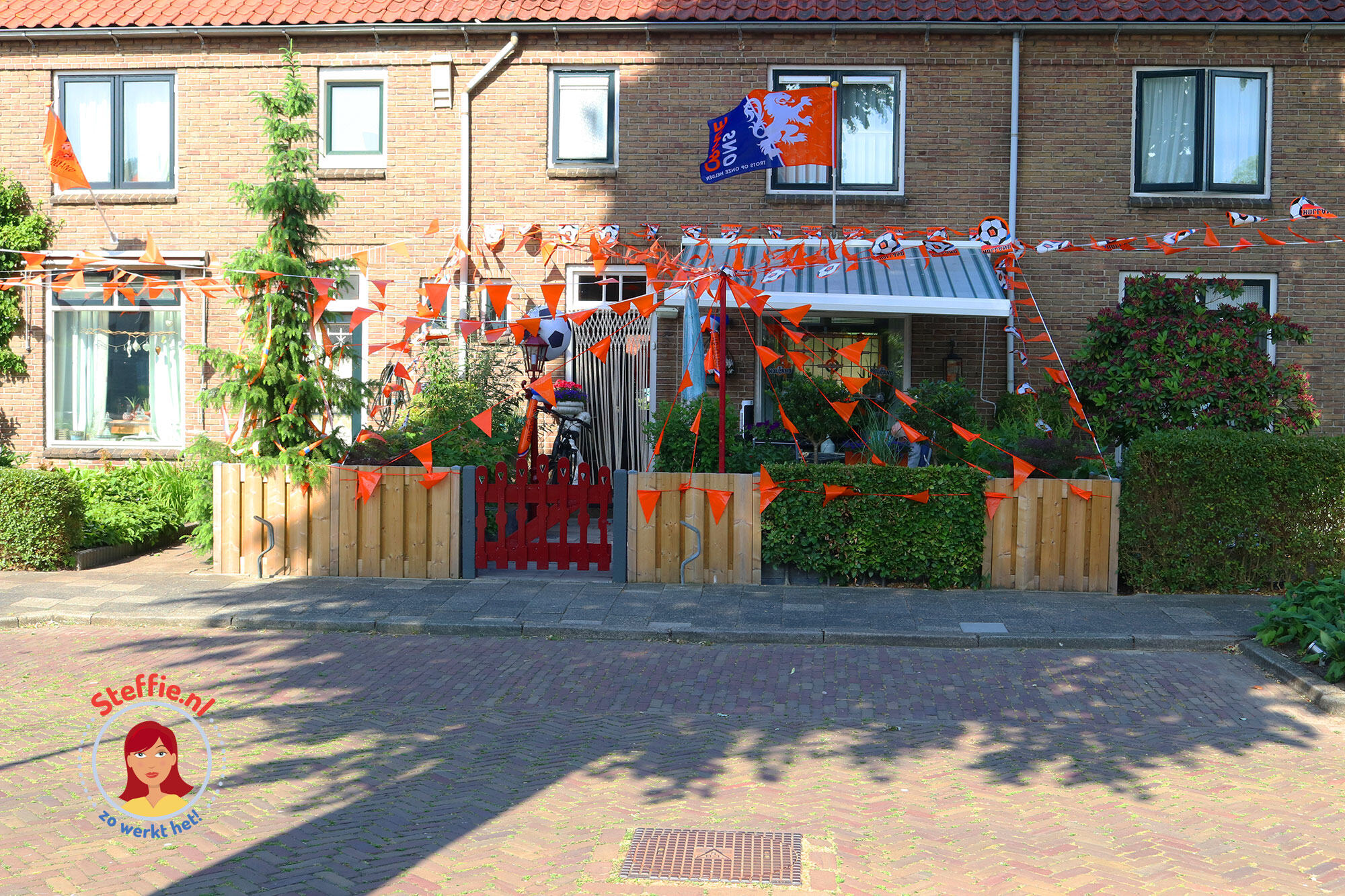 Oranje versiering