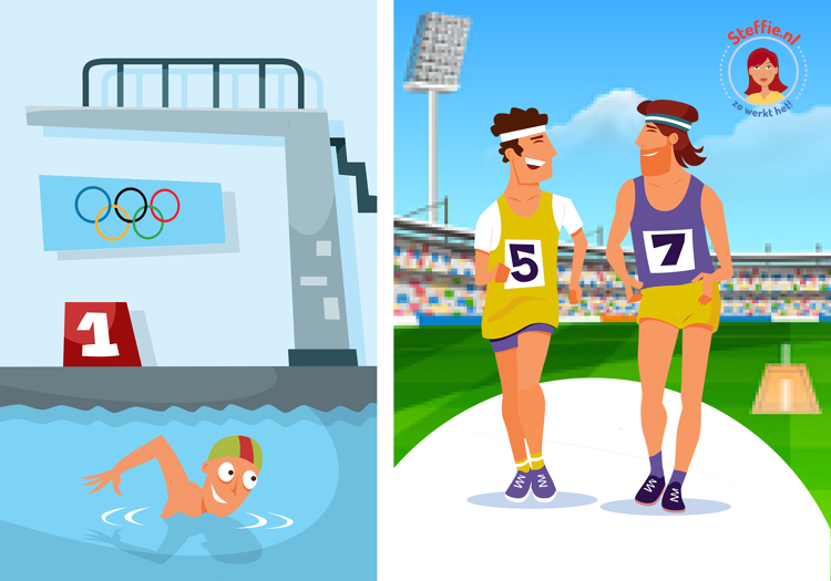 De eerste Olympische Spelen vonden plaats in de achtste eeuw voor Christus in het Griekse Olympia.